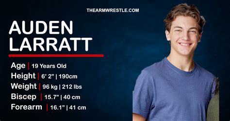 Auden Larratt : Age, Height, Weight, Net worth